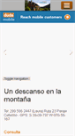 Mobile Screenshot of cabaniasdelalumine.com.ar