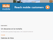 Tablet Screenshot of cabaniasdelalumine.com.ar